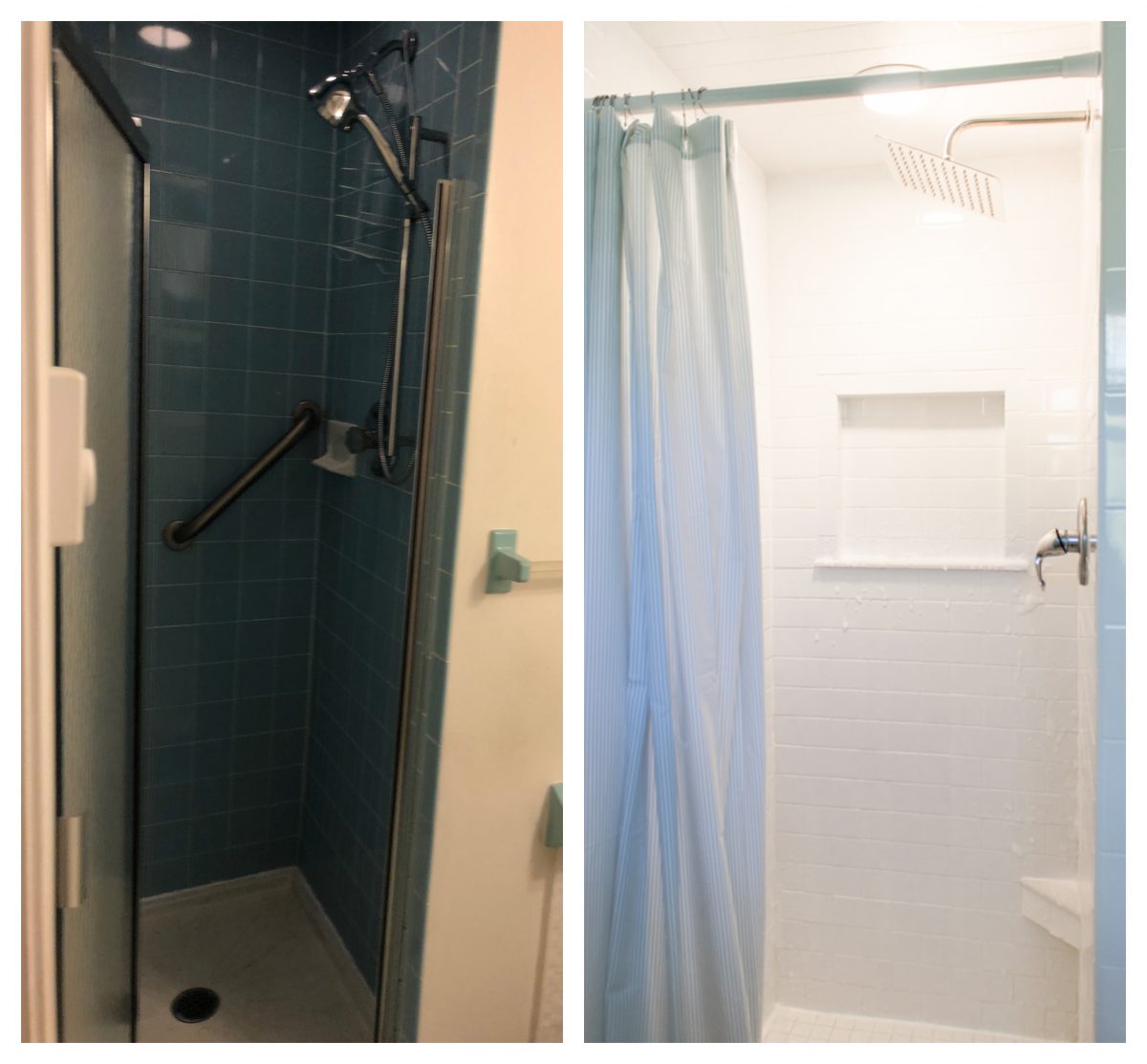 Bathroom Shower Renovation Before and After